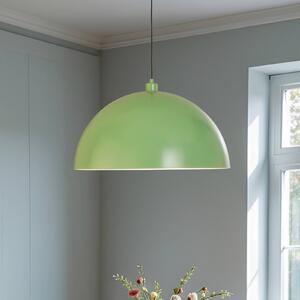 Lampa wisząca Kure Opviq, możliwość ściemniania, zielony, kuchnia, metal, nowoczesny