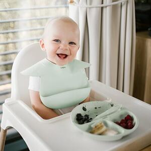 Talerz BABYONO 1482/03 Zielony