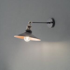 Kinkiet Saglam Opviq, możliwość ściemniania, czarny, salon / jadalnia, metal, dworkowy / rustykalny