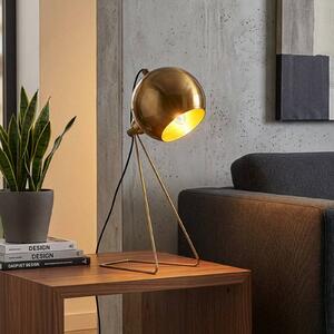 Lampa stołowa Mixed Opviq, mosiężny / złoty, salon / jadalnia, metal