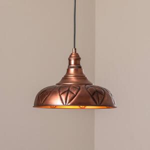 Lampa wisząca Saglam Opviq, możliwość ściemniania, miedziany, salon / jadalnia, metal