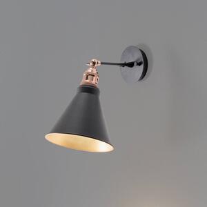 Kinkiet Berceste Opviq, możliwość ściemniania, czarny, salon / jadalnia, metal