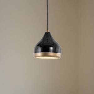 Lampa wisząca Yildo Opviq, możliwość ściemniania, czarny, salon / jadalnia, metal, nowoczesny