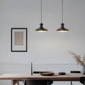 Lampa wisząca Berceste Opviq, możliwość ściemniania, czarny, salon / jadalnia, metal, nowoczesny