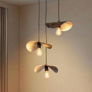 Lampa wisząca Eger Opviq, możliwość ściemniania, czarny, salon / jadalnia, metal