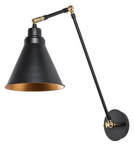 Kinkiet Berceste 7956 Opviq, możliwość ściemniania, czarny, salon / jadalnia, metal