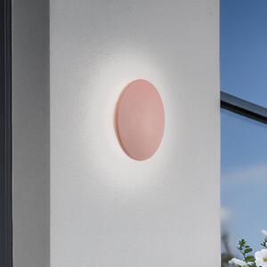 Kinkiet LED Aria M, ceglasty, aluminium, Ø 18 cm M Nowodvorski Lighting, czerwony, aluminium