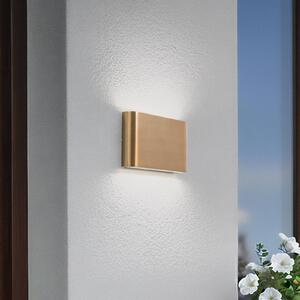 Kinkiet zewnętrzny LED Semi M Nowodvorski Lighting, mosiężny / złoty, aluminium