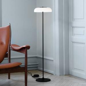 Nuura Aps Lampa stojąca LED Blossi, możliwość ściemniania, czarny, salon / jadalnia, metal, skandynawski