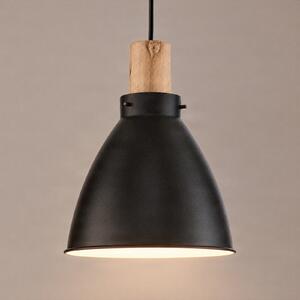 Lampa Wisząca Lindby, Trebale, ściemnialny, czarny, salon, metal, skandynawski