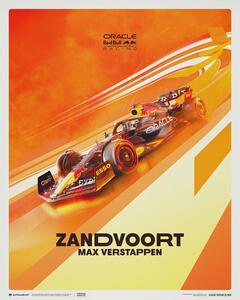 Druk artystyczny Oracle Red Bull Racing - Max Verstappen - Dutch Grand Prix - 2022, (40 x 50 cm)