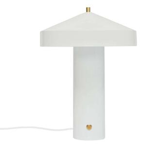 OYOY Living Design Lampa stołowa Hatto, biały / opal, salon / jadalnia, metal, skandynawski