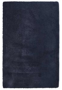 Granatowy dywan z długim włosiem 130x200 L7-E09