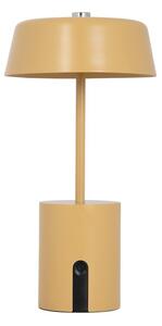 Metalowa lampa stołowa LED w kolorze ochry (wysokość 22,5 cm) Elemental LED – Leitmotiv