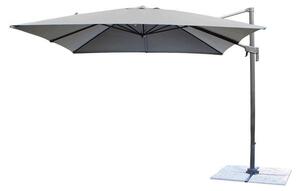 Parasol ogrodowy 3x3 m z czasz z poliestru i bocznym supkiem z aluminium Ercules