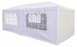 Duy Pawilon Ogrodowy Namiot Imprezowy 3X6M Wodoodporny Biay + 6 cianek