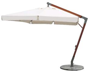 Parasol ogrodowy 3x3 m z drewnianym supkiem obracajcym si o 360° Pacific