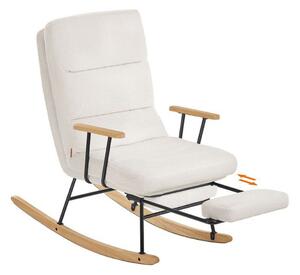 Fotel bujany ROCKY, 97x67x100cm, kremowy SongmicsHome