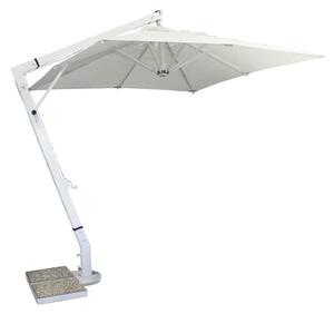 Parasol ogrodowy 3x3 m z 8 wymiennymi ramionami aluminiowymi Force One – biay