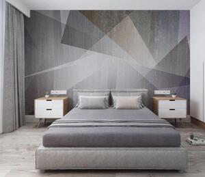 Fototapeta Abstrakcyjny projekt nakładających się kształtów geometrycznych, Fototapety 3d z figurami, Popularne Fototapety, u45929 - Tapeko.pl