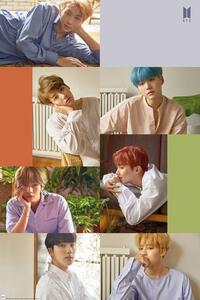 Plakat, Obraz Bts - Group Collage, (61 x 91.5 cm)