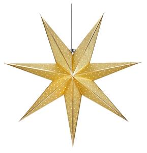 Świąteczna wisząca dekoracja w kolorze złota Markslöjd Glitter, dł. 75 cm