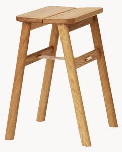 Stołek z drewna dębowego Angle Standard
