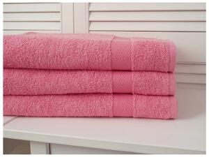 Ręcznik kąpielowy ADRIA 70x140 cm różowy, 100% bawełna