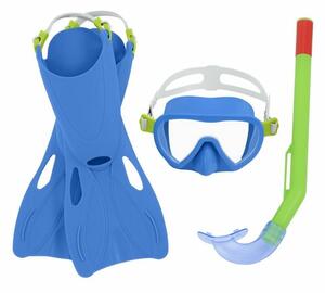 Bestway Zestaw do snorkelingu Lil Flapper -płetwy, okulary, fajka, niebieski