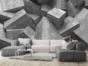Fototapety Drewno, szary i prostokąt, Fototapety 3D, Fototapety 3d geometryczna, u56307 : Uwalls.pl