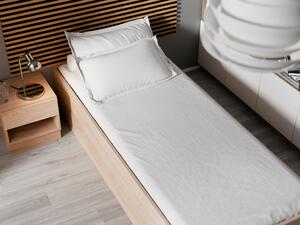 Łóżko BELLA 90 x 200 cm, dąb sonoma Stelaż: Ze stelażem listwowym elastycznym, Materac: Bez materaca