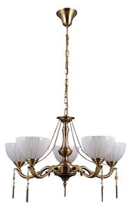 Lampa wisząca klasyczna złota BAXIO 5