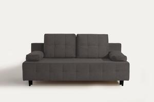 Sofa rozkładana 3-osobowa ciemnoszara ARIEL
