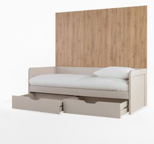 Zestaw łóżko z panelem 207 MAX MODERN 90x200 cm