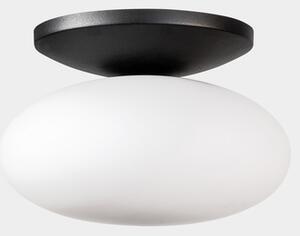 Lampa sufitowa biało-czarna UFO 40 cm