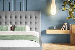 Pikowane łóżko jednoosobowe 120x200 Pikaro 3X - 36 kolorów