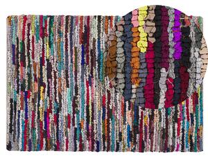 Dywan prostokątny boho design 140 x 200 cm ręcznie tkany wielokolorowy Bafra Beliani