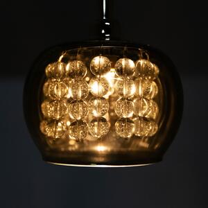 Lampa wisząca złota CRYSTAL 13 cm