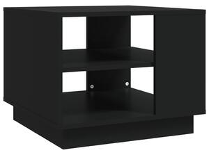 Stolik kawowy, czarny, 55x55x43 cm, płyta wiórowa