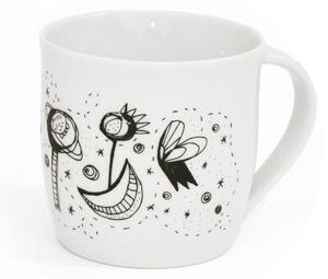 Biały porcelanowy kubek 260 ml Domov tu – Bonami