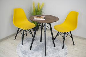 Stół jadalny z blatem w dekorze jesionu OSLO 60x60