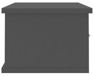 Półka ścienna z szufladami Toss 2X - czarna