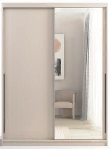 Kaszmirowa szafa z szufladami i drzwiami przesuwnymi 160 cm C5-B33