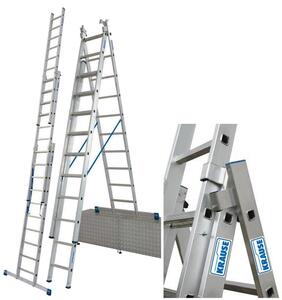 KRAUSE STABILO drabina wielofunkcyjna NA SCHODY 3x10 szczebli 133762 wys. robocza 7,65 m