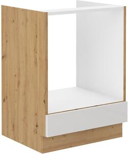 Szafka kuchenna pod piekarnik ARTISAN HG 60 D GAZ Biały/Dąb Artisan