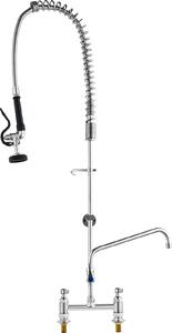 VEVOR Bateria zlewozmywakowa z wycigan wylewk, wysoko 112 cm, rodek 203 mm, obrotowa wylewka 305 mm, mosina bateria zlewozmywakowa do montau pokadowego, do zlewozmywaków 1/2/3 komorowych