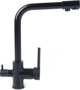 Bateria kuchenna 360° z ciep/zimn wod Bateria zimnej wody Czarna