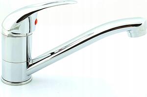 Granitan | Bateria kuchenna Alfa – chrom – wylew 22 cm – obrót o 360° – aerator Eco