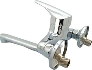 Zlewozmywak Plano Bern montowany na cianie, bateria dwigniowa, rozstaw 150 mm