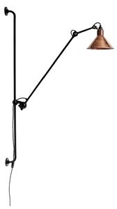 Lampa Ścienna Lampe Gras, 214 Round, czarny, salon, metal, design